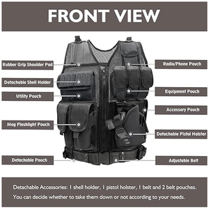 Gilet de transport de plaque solide réglable en toile respirante imperméable conception personnalisable de haute qualité pour la chasse en plein air - Product Image 2