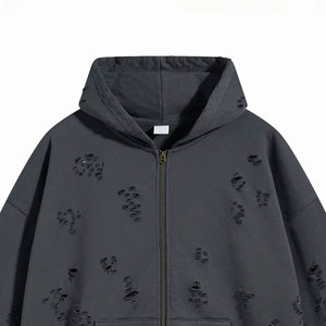 เสื้อมีฮู้ดผ้าฝ้าย100% น้ำหนักมากสำหรับผู้ชายเสื้อฮู้ดผ้าฝ้ายระบายอากาศได้ดีสไตล์วินเทจสำหรับผู้ชายและเป็นมิตรกับสิ่งแวดล้อมสำหรับทุกเพศ - Product Image 3