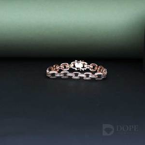 <b>Charm</b> Diamond <b>Bracelet</b> in 925 <b>Sterling</b> <b>Silver</b> Women's Trendy Jewelry with Exclusive Design for Birthday Gifts - Product Image 1