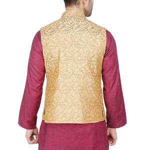 Chaleco de hombre de diseño bordado fabricante de ropa al por mayor Chaleco de hombre recién llegado - Product Image 2