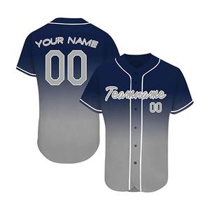 Service OEM, conception sur mesure, maillot de baseball unisexe, taille personnalisée, best-seller 2025, imprimé, respirant, séchage rapide, logo personnalisé, couleurs personnalisées - Product Image 1
