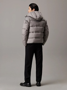 Chaqueta de Invierno Personalizada para Hombre, de Poliéster, con Capucha, Acolchada, Ligera, Cuello Alto, Bolsillos con Calentadores de Manos - Product Image 6