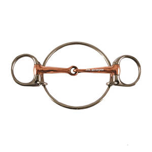 Bocado para Caballo Dexter Ring Racing con Boquilla de Acero Inoxidable y Cobre, Diseño y Color Personalizados de Alta Calidad, Apto Enterprises AE-12287 - Product Image 1