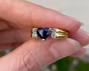 Anillo de Boda para Mujer Tishya Diamond, Plata de Ley 925 con Moissanita Corte Corazón, Chapado en Oro Rosa/Oro - Product Image 1