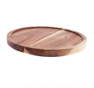 Assiette de service en bois fabriquée à la main et durable par glowin fashion - Product Image 3
