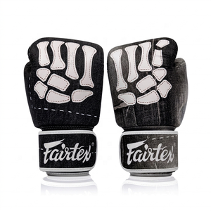 Fairtex Premium Leather Breathable Lace-Up Closure Boxing Gloves High Quality Customized Training Sparring Muay Thai Martial Art - Product Image 1