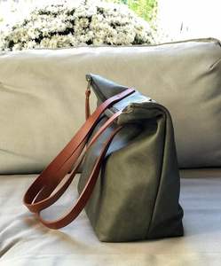 Sac fourre-tout de haute qualité en cuir véritable résistant à l'eau, durable, grande capacité, sac à main à bandoulière, mode vintage, portable - Product Image 6