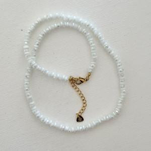 Collier de perles de diamant à la mode classique pour femmes Style perlé minimaliste pour les fêtes Services religieux Cadeau parfait - Product Image 6