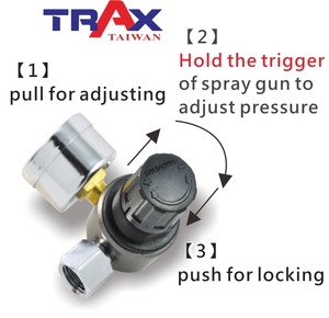 ตัวควบคุมแรงดันลมแบบไดอะแฟรม รุ่น ARX-BR99 130 กรัม 1.0~15psi แบบหน้าปัด - Product Image 4