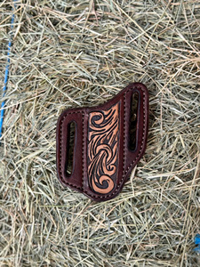 มีดดามัสกัสแบบมีกลยุทธ์สำหรับใช้เป็นปลอกหนังคาร์บอนแบบมืออาชีพมีดสำหรับใช้ในการล่าอยู่รอดกับดักสัตว์แบบพกพา - Product Image 3