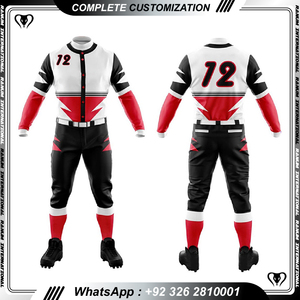 Nuevo uniforme de béisbol ligero y cómodo uniforme de béisbol de precio razonable para adultos - Product Image 3