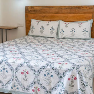 Ensemble de draps en coton |   Linge de lit de luxe super doux |   Impressions Riches |   Confort respirant |   Décoration de chambre à coucher haut de gamme - Product Image 1