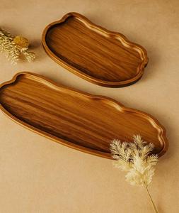 Plateaux de service en bois Woodsun, plateau de service en bois d'acacia - Product Image 3