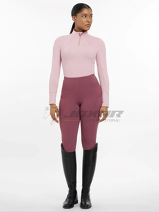 Capas base para montar a caballo para mujer con movimiento flexible, Top base para montar todos los días con tela suave y transpirable, tecnología de secado rápido - Product Image 3
