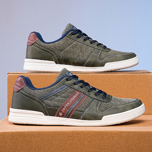 รองเท้าผ้าใบลำลองแบบ unisex น้ำหนักเบา ระบายอากาศได้ดี รองรับแรงกระแทก กันลื่น ดีไซน์ทันสมัย สปอร์ต เหมาะสำหรับเดิน วิ่ง ใส่สบายตลอดวัน - Product Image 5