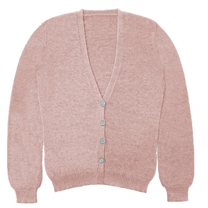 Wholesale Casual <b>Cardigan</b> Soft Thin Knitted Wool/Acrylic Sweaters Patchwork Front Embroidery Sororities Fraternity <b>Spring</b> - Product Image 4