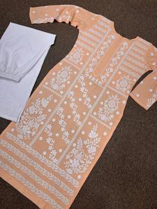 Indian <b>Women</b> Collection in Wholesale Readymade Kurti with Salwar in High Quality Fabric New Designer Look <b>Kurta</b> Dhoti Salwaar - Product Image 3