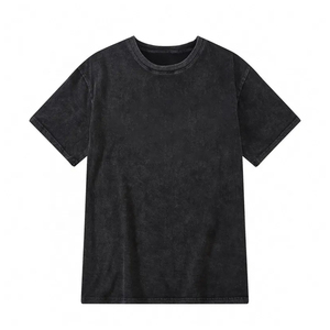 Camiseta Deportiva de Cuello Alto para Hombre, Tejida, 100% Algodón, Corte Regular, 240 Gramos, Estampado de Letras, Manga Corta Formal - Product Image 6