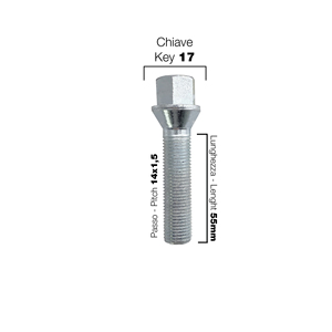 10 tornillos ch.17 141.5 l.55mm - Product Image 2