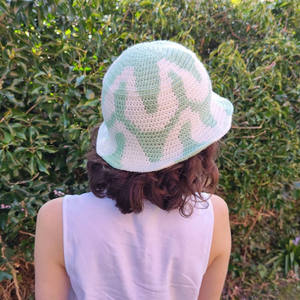 Sombrero de pescador bordado a mano con diseño de llama, unisex, de verano, con visera ancha, de algodón, estilo imagen de fuego, teñido liso, para uso diario. - Product Image 3