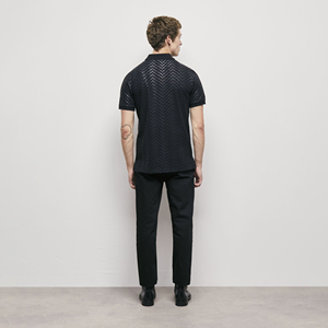 Chemises polo imprimées OEM unisexes pour homme et femme avec logo personnalisé T-shirt uni uni et vierge - Product Image 3