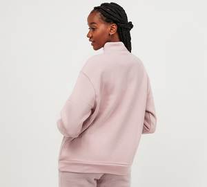 Ensemble de survêtement pour femme en molleton personnalisé, uni, brodé, court, 2 pièces, pour l'hiver et l'automne - Product Image 2