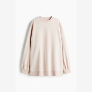 เสื้อสเวตเตอร์สวมหัวไซส์พิเศษสำหรับผู้หญิงเสื้อสเวตเตอร์แบบสวมหัวทันสมัยชุดสวมหัวทรงโอเวอร์ไซส์ไม่มีลาย - Product Image 1