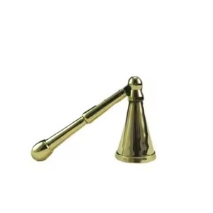 Abatidor de velas de Metal de latón hecho a mano, abatidor de velas chapado en oro para uso de abatimiento de Hotel en casa - Product Image 3