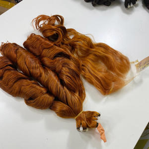 Super Double Bouncy cURL Descuento Raw Extensiones de cabello humano Remy Alta calidad Cutícula alineada Vietnamita Gran stock Best Seller - Product Image 4