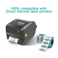 Étiquette autocollante thermique directe découpée sur mesure 40x30mm, étiquette code-barres imperméable pour imprimante industrielle, minimum 500 pièces