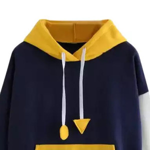 Sudaderas con capucha de mezcla de algodón para hombre, sudaderas con capucha de peso pesado personalizadas, Color sólido impreso, manga larga, precio barato - Product Image 4