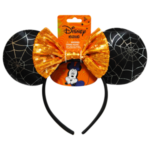 Serre-têtes personnalisables Mickey et Minnie Mouse avec nœud à sequins, prix direct usine (OEM/ODM) - Product Image 1
