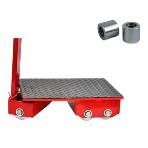 عربة نقل البضائع ذات 6 عجلات بحمولة 6 أطنان، عربة نقل الخزانات مع عجلات فولاذية أو بولي يوريثان - Product Image 1