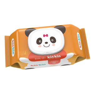Lingettes humides Kinkin de nettoyage de la peau du bébé OEM/ODM 100 pièces en tissu non tissé eau purifiée pour le nettoyage des nouveau-nés et des tout-petits - Product Image 1