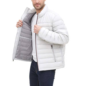 Chaquetas de Invierno Transpirables al por Mayor, Chaqueta Acolchada Gruesa con Logotipo Personalizado, Chaquetas de Hombre con Bolsillos Laterales, Chaqueta de Burbujas para Hombre - Product Image 2