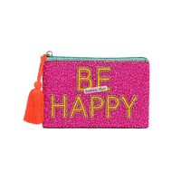 Sacs à phrases en perles faits à la main Good Vibes Be Happy Vacay Mode Designs