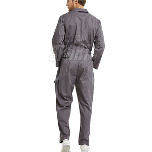 Nouvelle combinaison de travail de sécurité haute visibilité en coton respirant personnalisée avec des éléments réfléchissants - Product Image 4