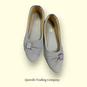 Zapatos de Tacón Alto con Plataforma Gris de Alta Calidad para Mujer, Zapatos de Punta Cerrada con Pedrería - Product Image 1