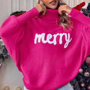 Sweat à capuche oversize personnalisable à col montant pour femme, en tricot d'hiver et d'automne, en polaire unie, polyester/coton, écologique - Product Image 4