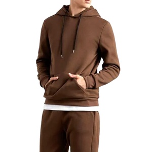 Survêtement décontracté d'hiver pour homme 100% coton respirant anti-froissement confortable design simple vente en gros meilleure qualité sweats à capuche 2026 - Product Image 4