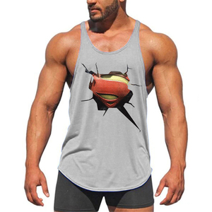 Hot Sale Breathable Quick-Dry Eco-Friendly Singlets for Men's Bodybuilding Fitness Wear Custom Colors OEM Service Raccoon Sports - Product Image 1