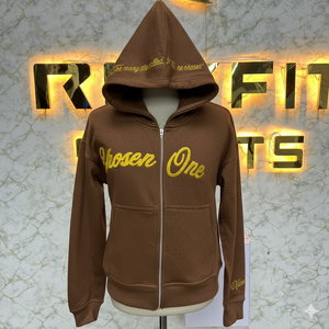 Hot Rate Premium Quality Good Material Sweat à capuche zippé Puff Printed fabriqué en usine prix bon marché sweats à capuche pour hommes - Product Image 4