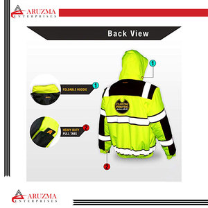 Chaqueta de Seguridad Reflectante de Alta Visibilidad para Exteriores, Chaqueta de Seguridad Reflectante con Calefacción, Precio de Referencia - Product Image 4