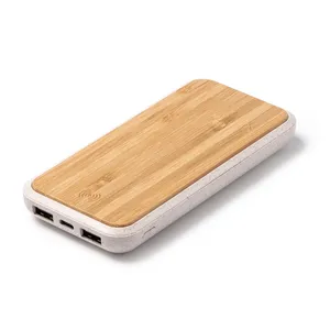 Powerbank in Bambù Caribou, Gadget Promozionali Personalizzati - Product Image 1