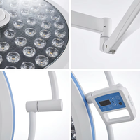 Lampe chirurgicale LED ultra-mince CHLED700 sans ombre, 80 perles, 160000 Lux, coque en alliage d'aluminium pour bloc opératoire hospitalier