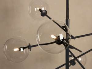 <span class=keywords><strong>Lampadario</strong></span> a Sfera di Vetro, Illuminazione Decorativa per Casa, Salone, Villa, Ristorante, Camera da Letto - Product Image 3