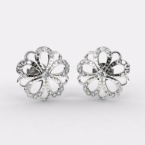 Meilleurs tarifs Bijoux en or 14 carats de qualité supérieure Vente en gros Boucles d'oreilles en diamant de l'Inde Diamants cultivés en laboratoire Qualité DEF VVS Certifiée IGI - Product Image 1