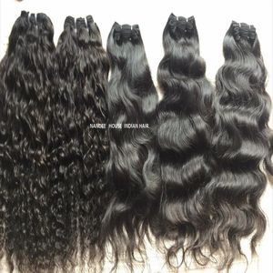Extensiones de Cabello Humano Remy Ondulado Indio de 8-30 Pulgadas, Natural, Crudo, Doble Trama - Product Image 2