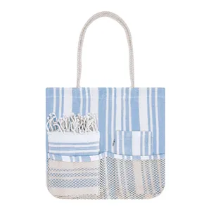 Set Regalo per Turismo Culturale: Borsa da Spiaggia e Pareo Personalizzati - Product Image 1