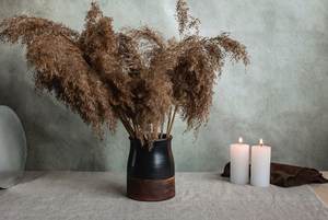 Porte-ustensiles en céramique moderne pour la cuisine |   Conteneur de rangement pour cuillères et outils robuste |   Organisateur de cuisine à domicile - Product Image 2